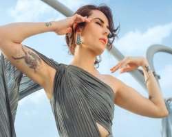 She is a tattoo freak person. She has many Iranian art tattoos on his chest, arms and other parts of the body She is a tattoo freak person. She has many Iranian art tattoos on his chest, arms and other parts of the body.